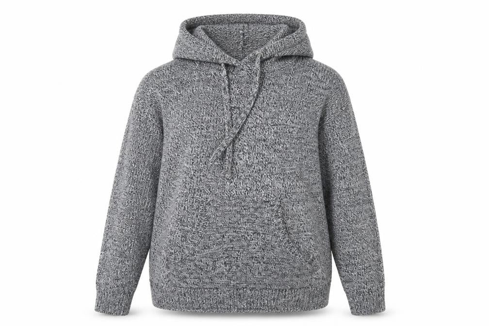 Brave Soul Women's Grey Pullover Hoodie, Size M, Casual