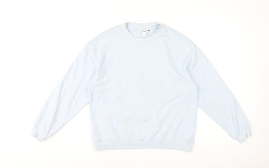 Monki Women's Blue S Pullover Sweatshirt