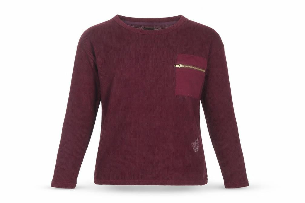 ONLY Womens Purple Crew Neck Jumper Size S