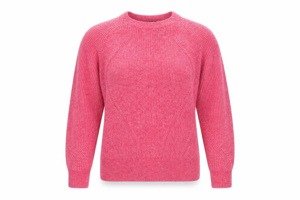 Marks & Spencer Women's Pink Crew Neck Jumper, Large