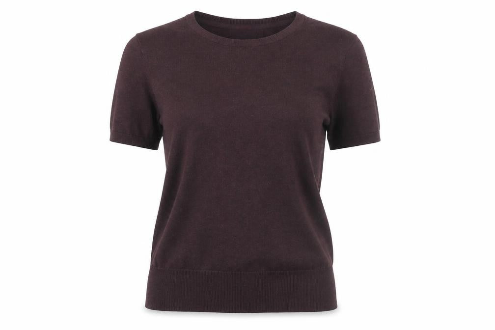 Lands' End Women's XS Purple Crew Neck Jumper Petite