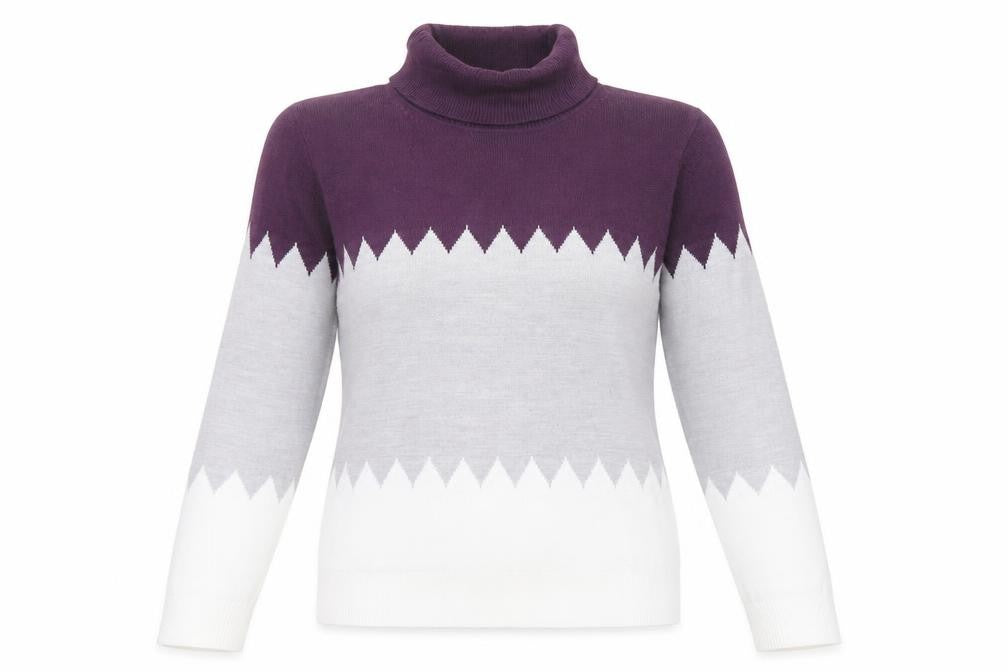 Marks & Spencer Women's Purple Roll Neck Jumper