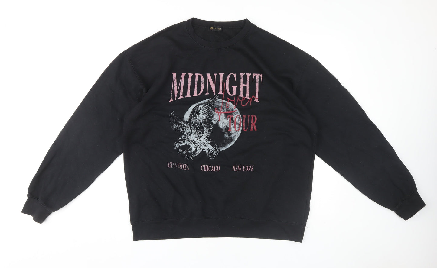 I Saw It First Black XL Music Graphic Pullover Sweatshirt