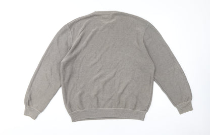 Marks & Spencer Men's Grey Pullover Jumper, Size M