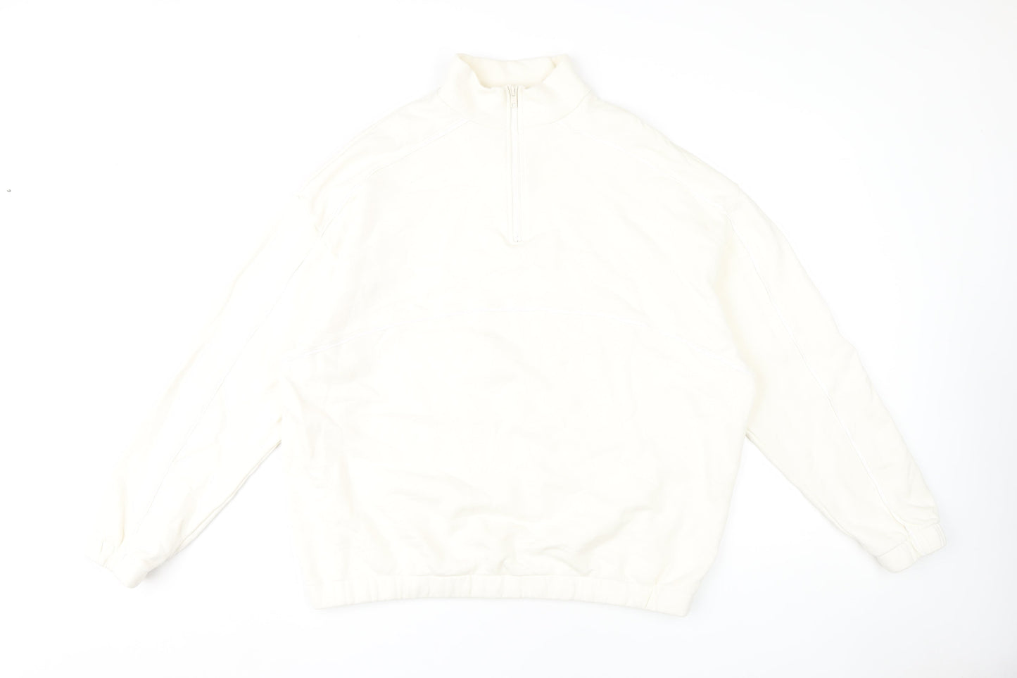 ASOS DESIGN White L Pullover Sweatshirt Unisex