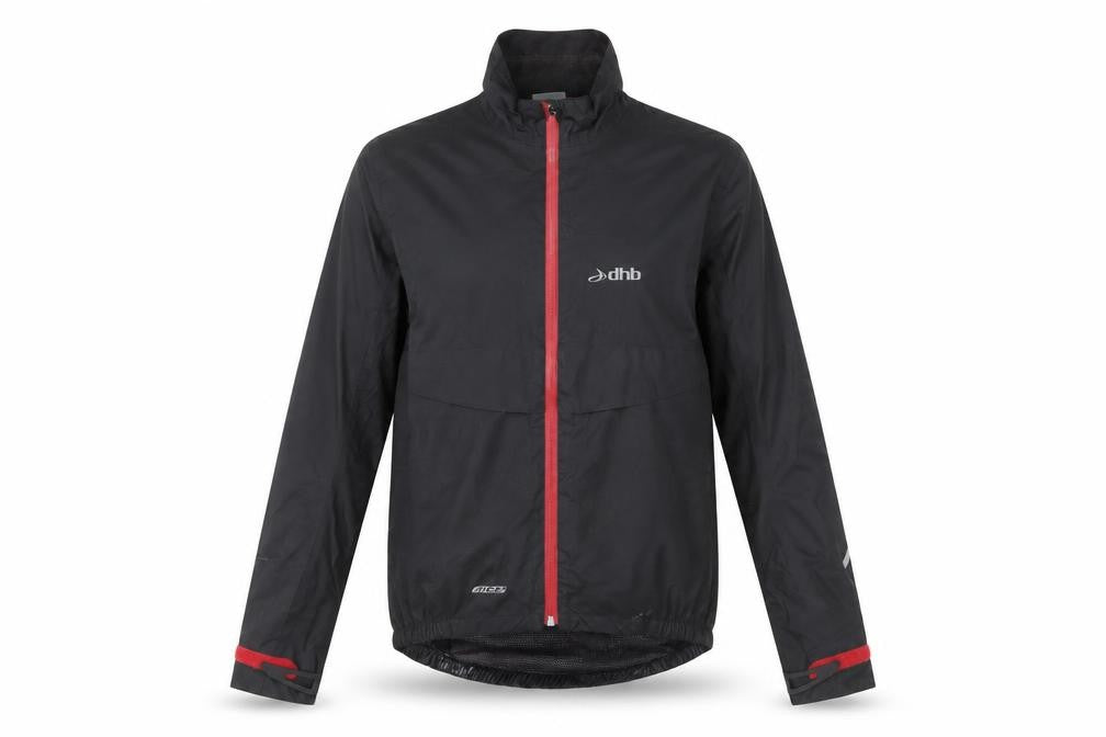 dhb Women's Black Rain Jacket Size 10, Waterproof Windbreaker