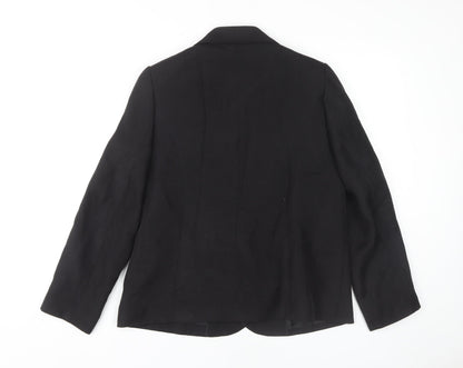 Emma Blake Women's Black Blazer Size 14 Classic Fit