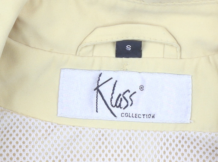 Klass Collection Women's Yellow Hooded Jacket, Size S