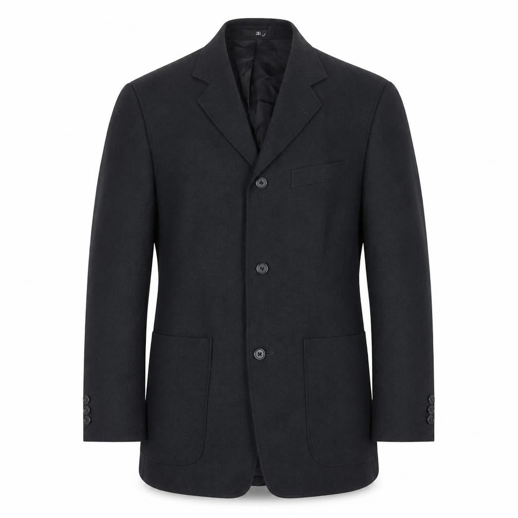 Ciro Citterio Men's Black Wool Blazer 38S