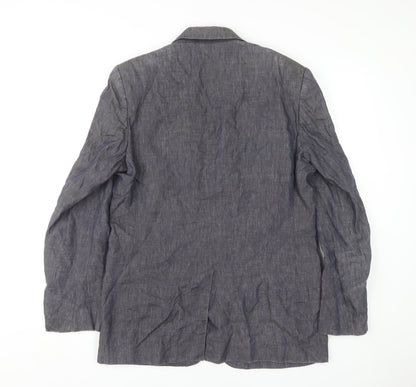 Back view of French Connection Men's Grey Blazer Jacket, size 38