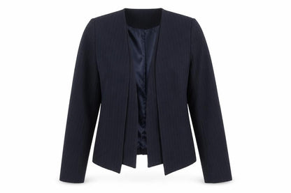 Next Women's Black Pinstripe Blazer, Size 8, Workwear