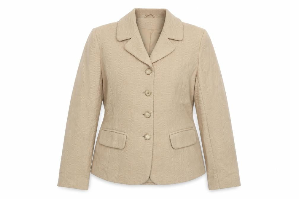 Dorothy Perkins Women's Beige Herringbone Blazer Size 12