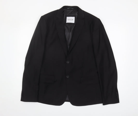 Spectre Men's Black Formal Blazer Size 40