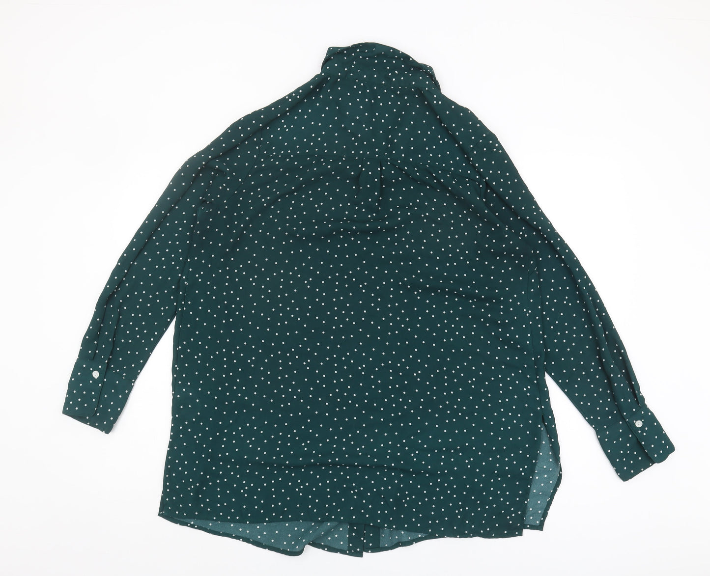 New Look Women's Green Polka Dot Maternity Shirt