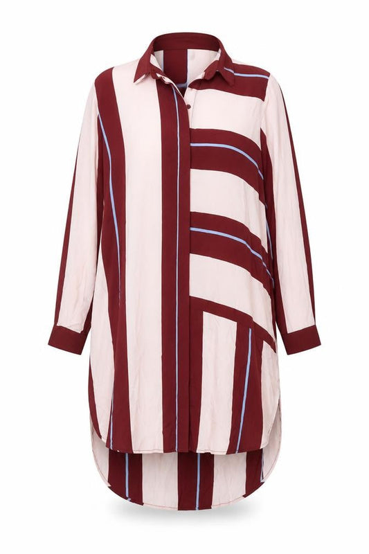 Selected Femme Women Multicoloured Striped Shirt Dress 12