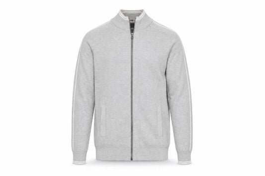 Marks & Spencer Men's Grey Full Zip Jumper, Size S