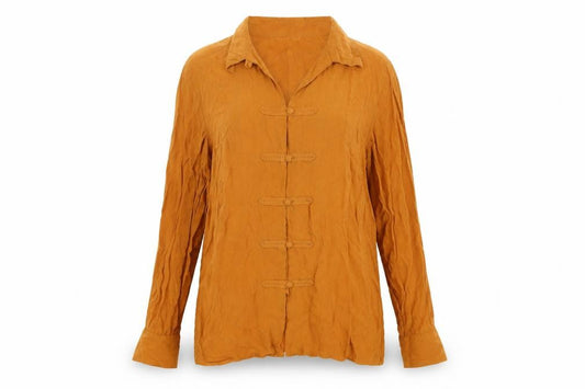 Marks and Spencer Women's Brown Blouse, Size 10, Classic Vintage