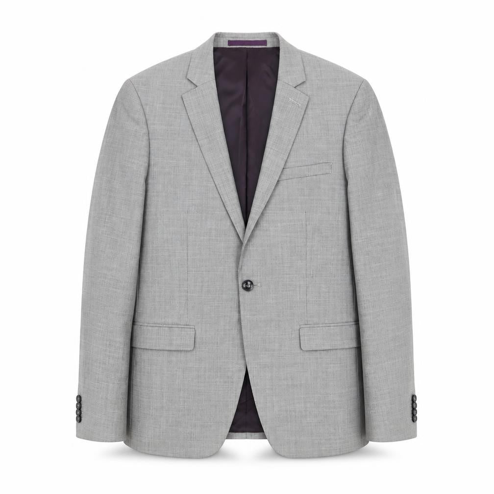 Topman Grey Slim Fit Men's Blazer, 38R, Formal Jacket