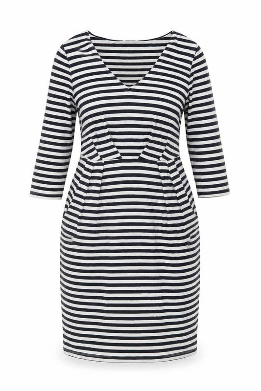 Kaliko Striped Women's Dress in Multicoloured Size 16