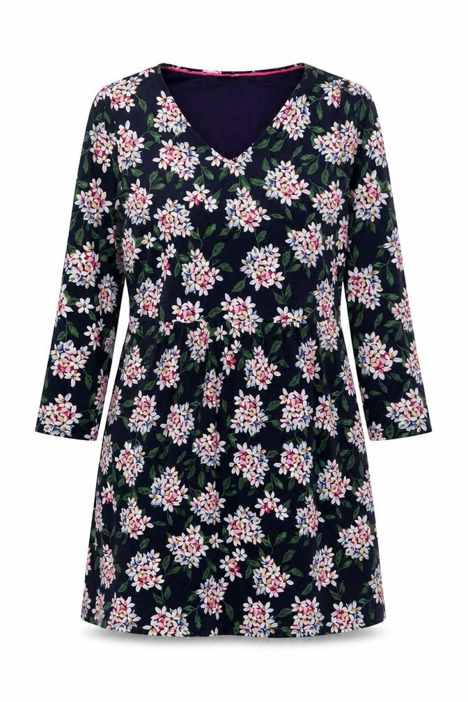 Joules Women's Multicoloured Floral Shift Dress Size 12