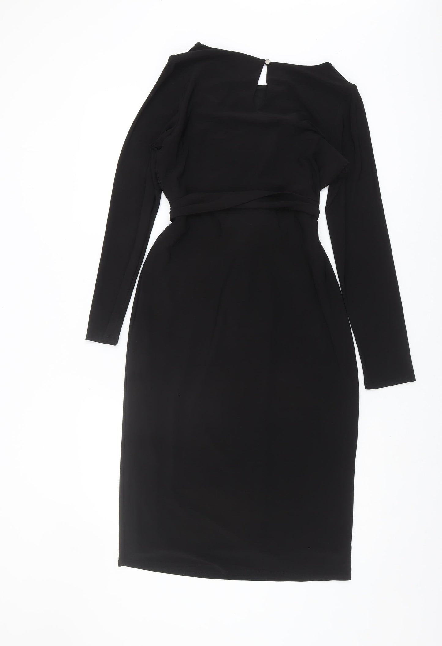 Wallis Women Black Sheath Dress Size 10