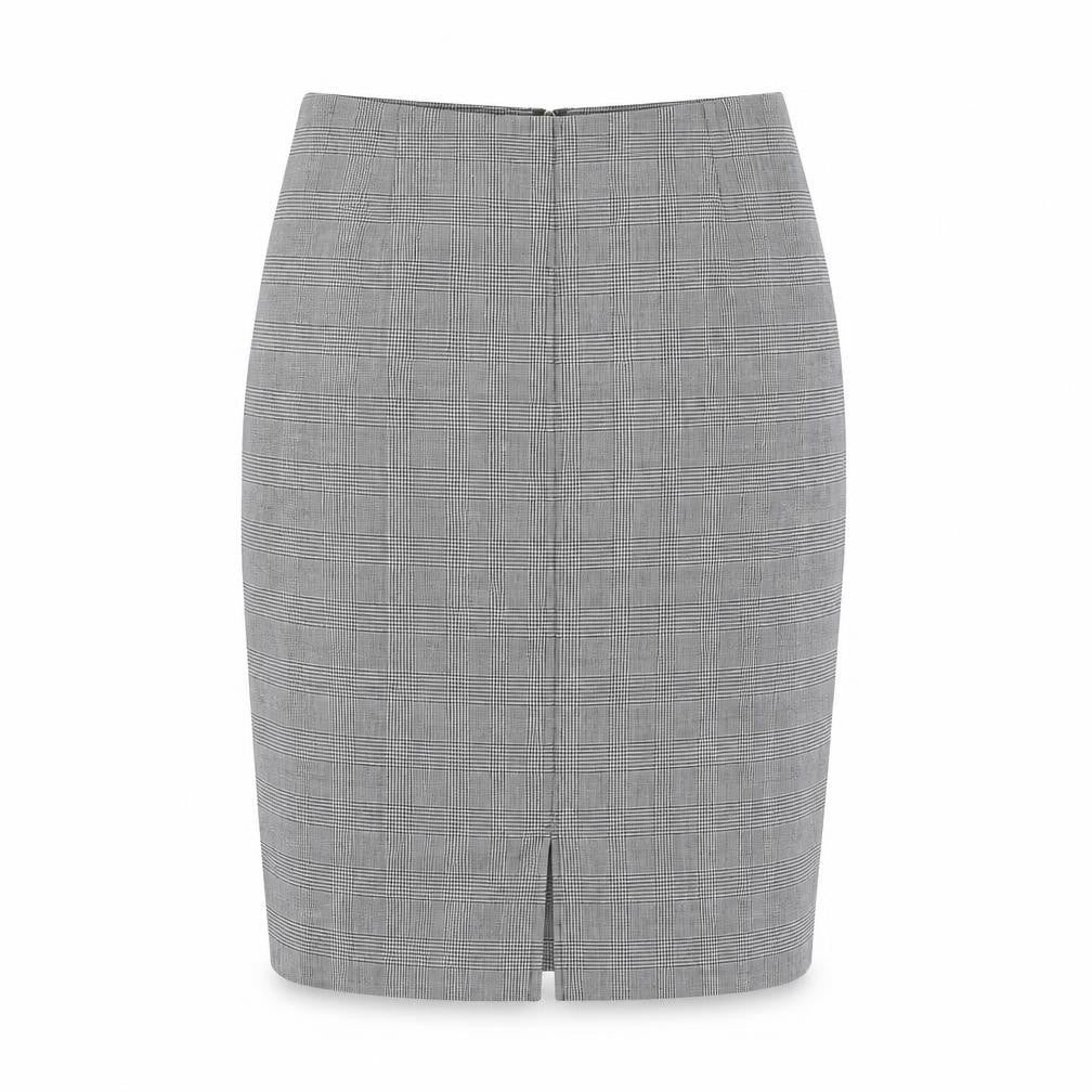 Jaeger Women's Grey Check Pencil Skirt Size 10