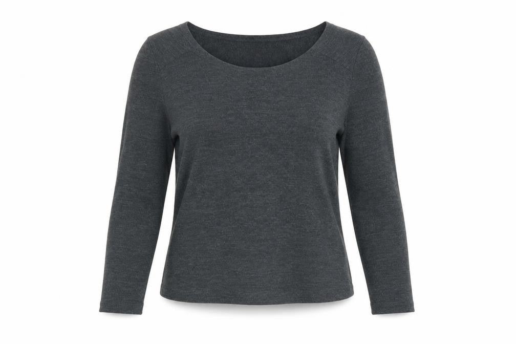 Oasis Women's Grey Pullover Jumper, Size S, Scoop Neck