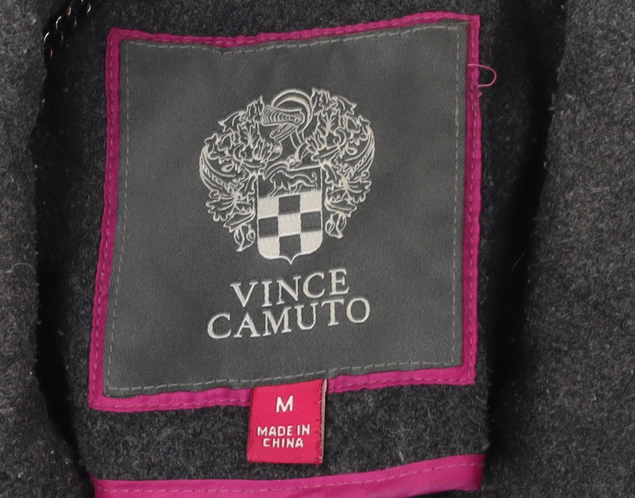 Vince Camuto Women's Black Quilted Coat M