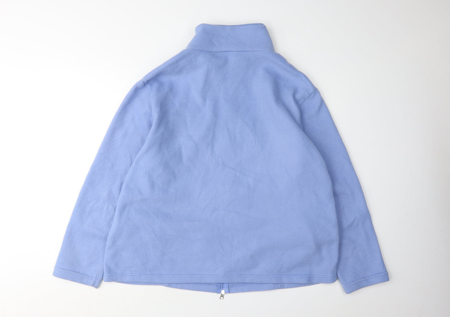 Anne De Lancay Women's Blue Fleece Jacket L