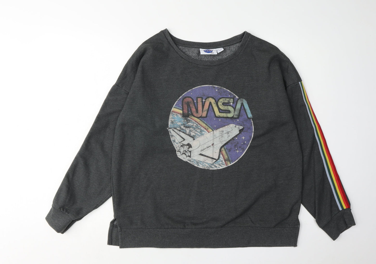NASA Unisex Grey Pullover Sweatshirt L