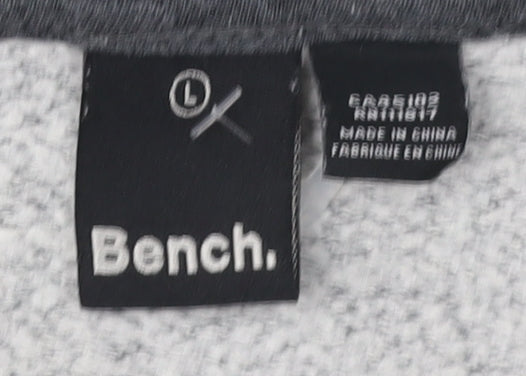 Bench Women's hooded cardigan size L Grey