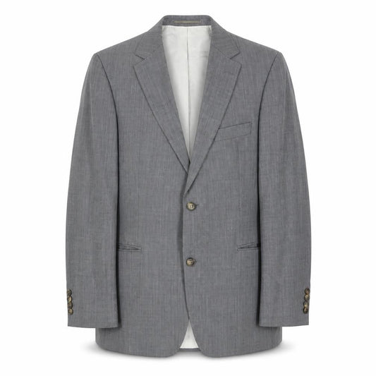 Hugo Boss Men's Grey Blazer, Size 42, Wool, Notch Lapel