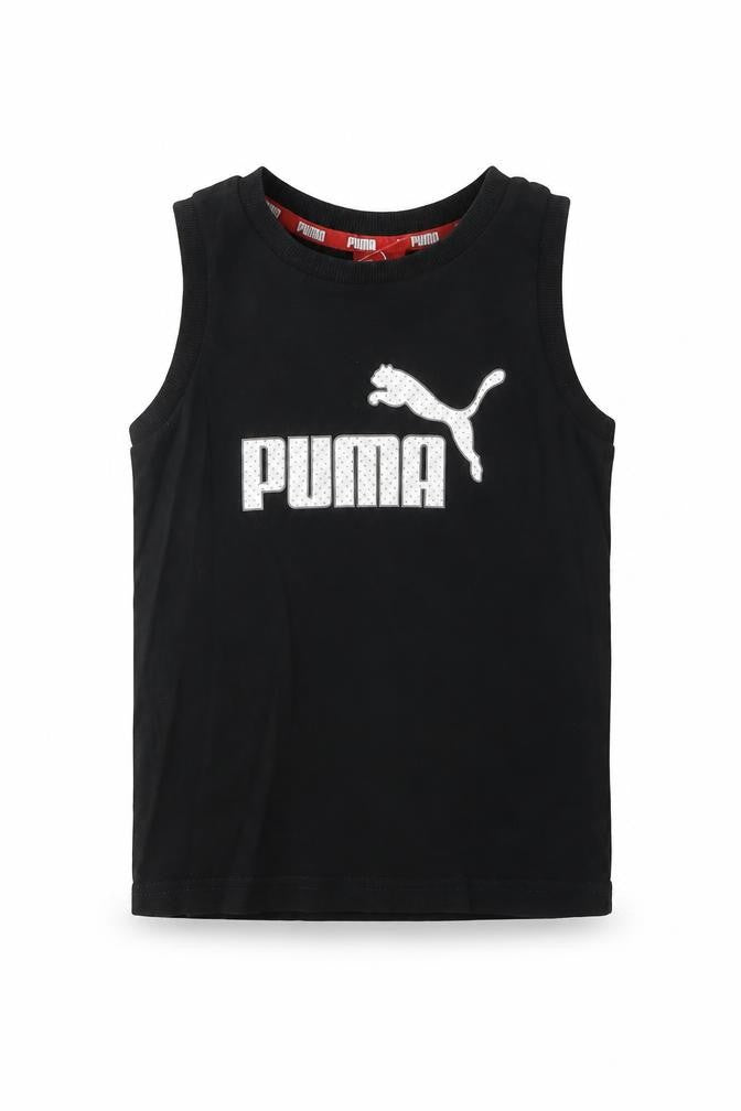 Puma Boys Black Sleeveless Tank Top 5-6 Years