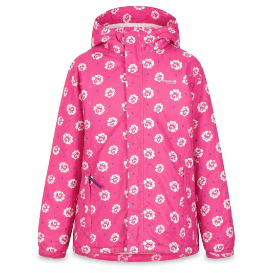 Regatta Girls' Pink Floral Rain Coat, Size 14