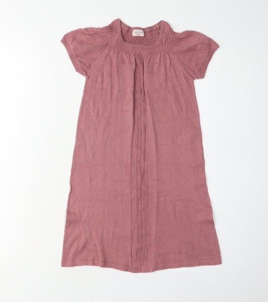 Noa Noa Girls Pink Casual Knee Length Dress