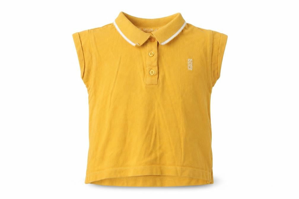SoulCal Girls Yellow Polo Shirt, 9-10 Years, Sleeveless