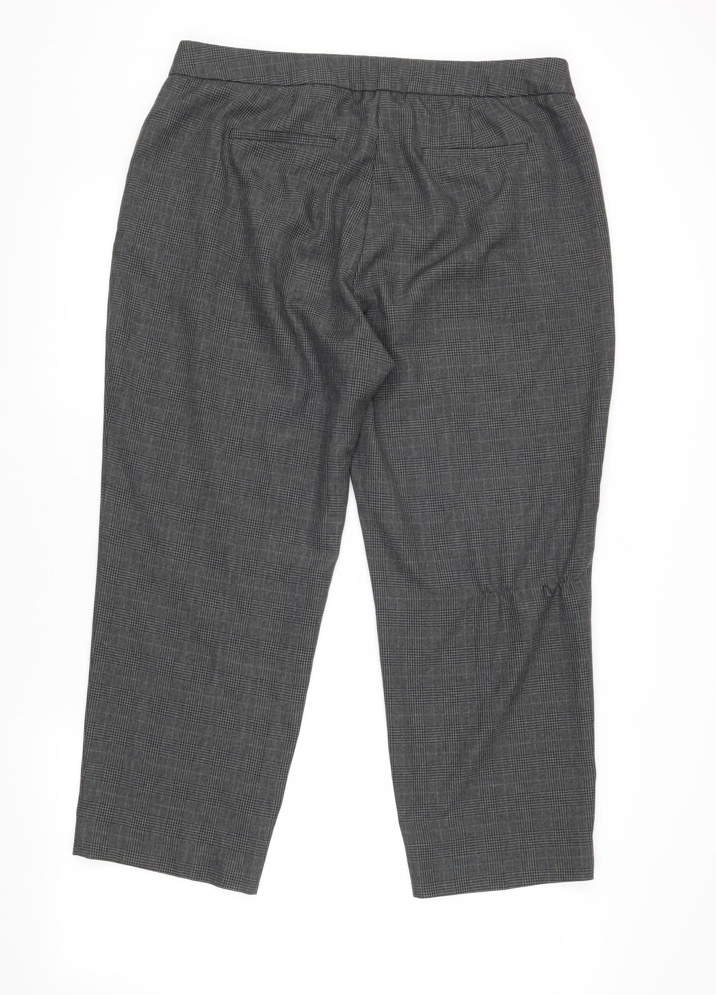Marks and Spencer Grey Check Women's Trousers