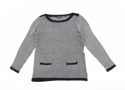 M&Co Women's Multicoloured Knit Pullover Jumper, Size 12