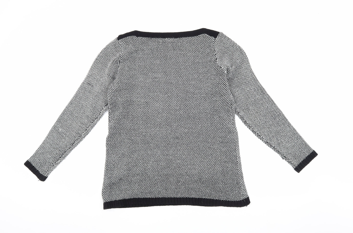 M&Co Women's Multicoloured Knit Pullover Jumper, Size 12