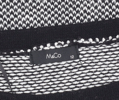 M&Co Women's Multicoloured Knit Pullover Jumper, Size 12
