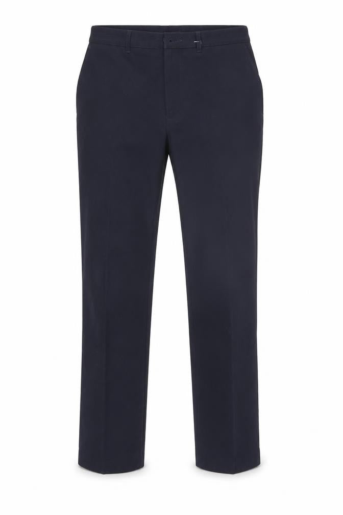 Marks & Spencer Men's Blue Dress Pants, Size L, Regular Fit