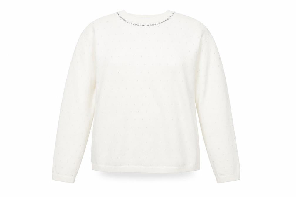Marks & Spencer Women's White Pullover Jumper L