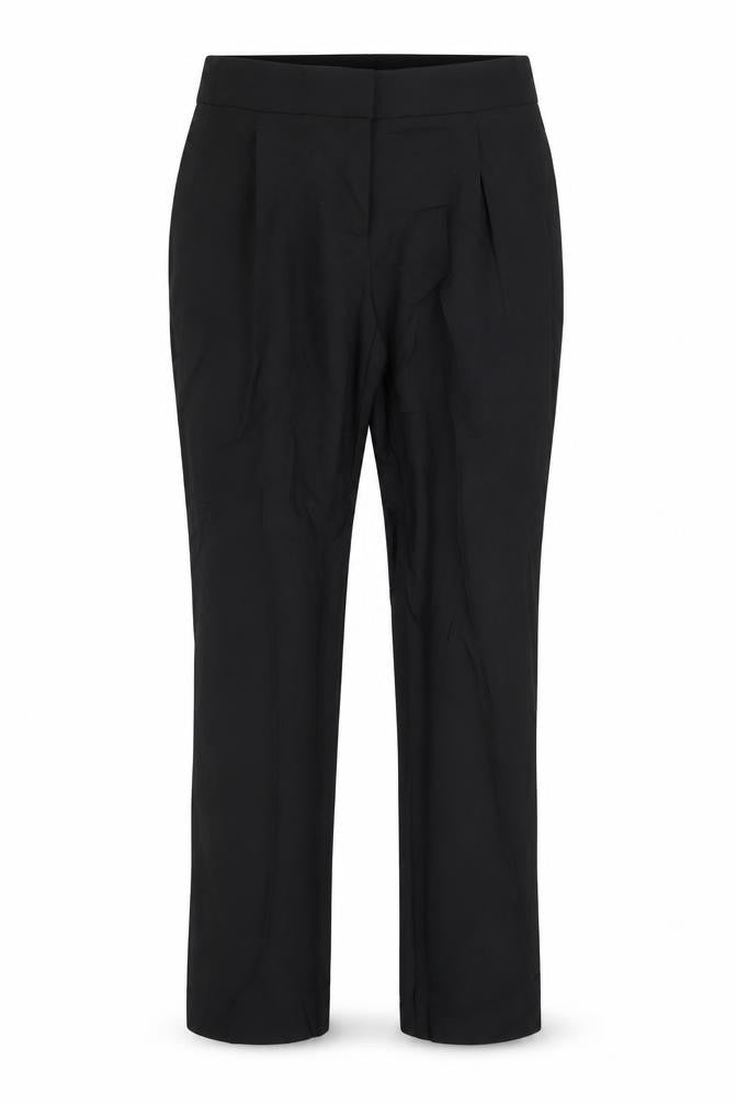 Marks & Spencer Women Black Pleated Trousers Size 12