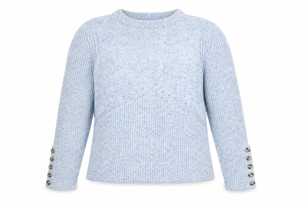 Marks & Spencer Women's Blue Knit Pullover Jumper L