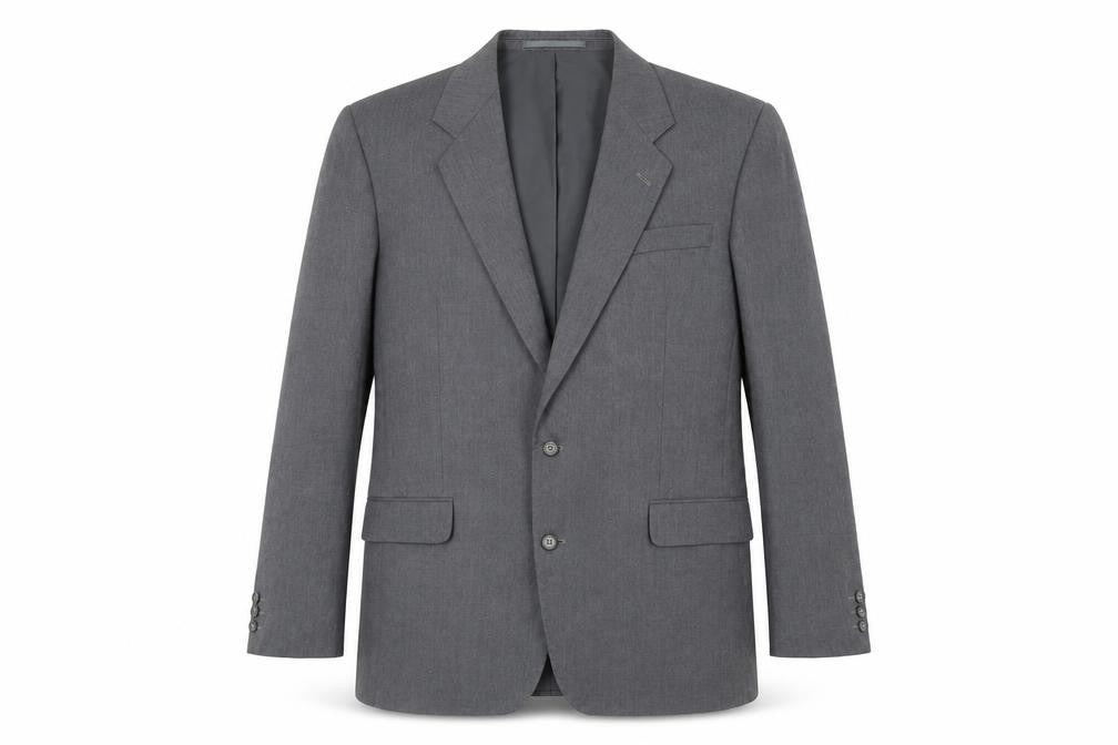 Sovrano Men's Grey Blazer, 44 Long, Formal, Excellent