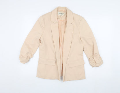 Additional front view of Miss Selfridge Women’s Beige Blazer Regular Fit M