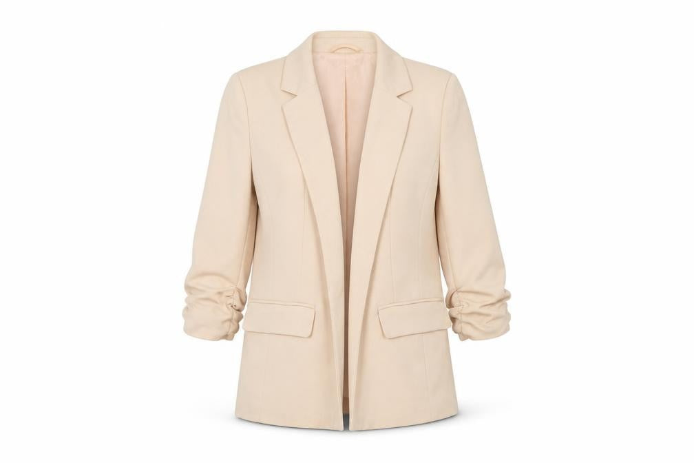 Miss Selfridge Women’s Beige Blazer Regular Fit M