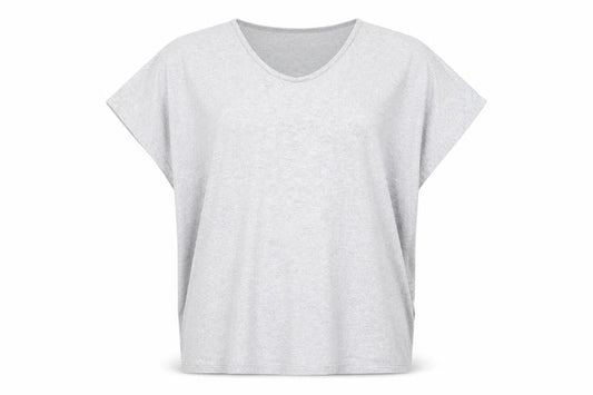 Paul Costelloe Dressage Women's Grey V-Neck Top - Size 12
