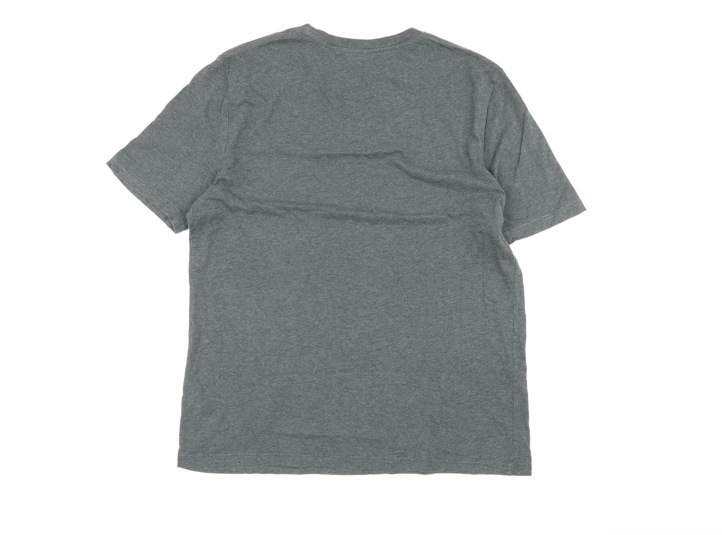 Marks and Spencer Grey Cotton T-Shirt, Unisex L, Casual Style