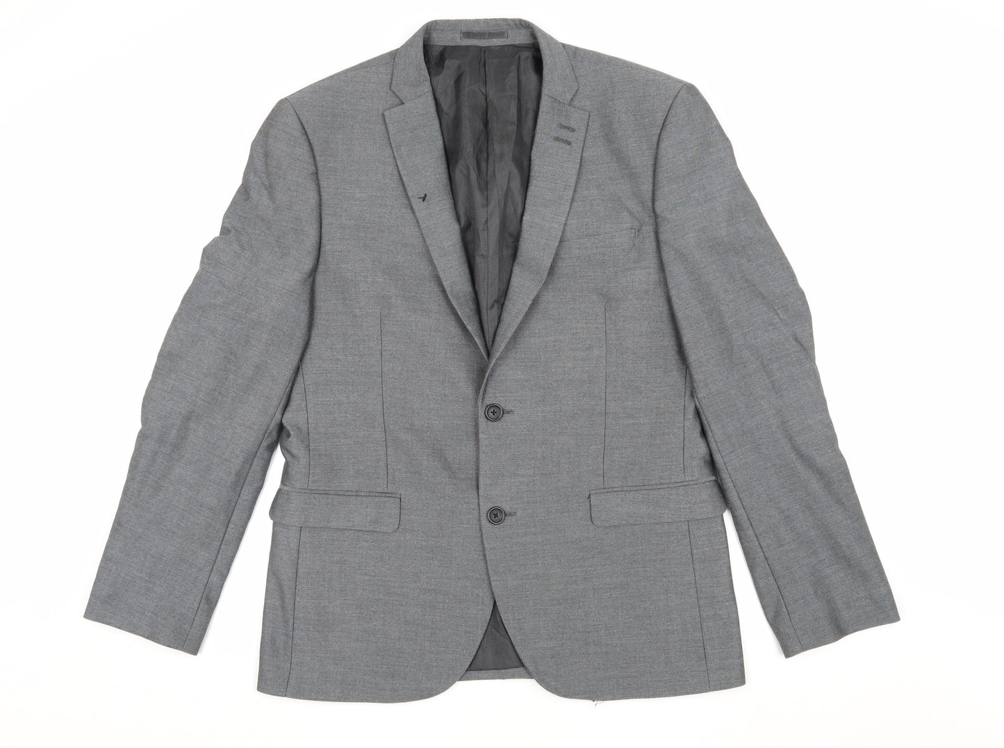 Next Men's Grey Classic Blazer, Size 42 Regular